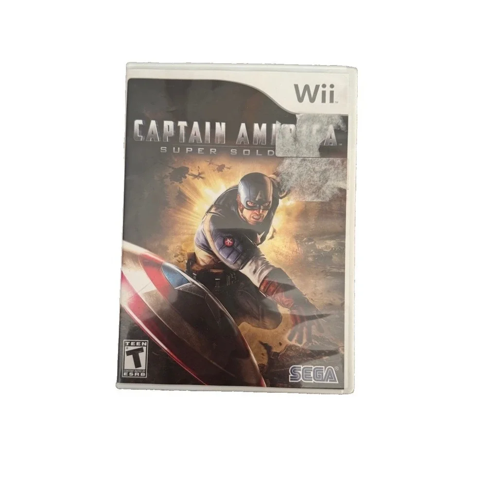 Captain America: Super Soldier (Nintendo Wii, 2011) Tested CIB